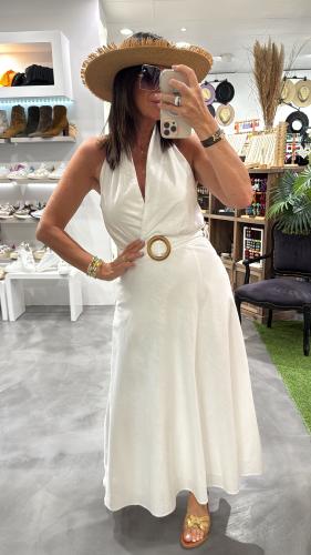 Robe longue écru ROSAMOUR G&M