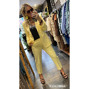 Blazer jaune Sophie