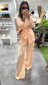 Pantalon rose poudr M8369P MR