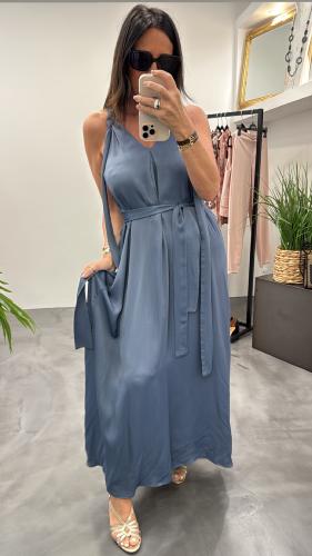 Robe longue bleu M2397A MR