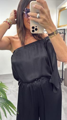 Top one shoulder noir M9140T MR