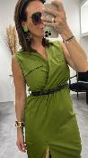 Robe longue verte 23131259