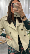 Veste trench court beige 50968299 MM 