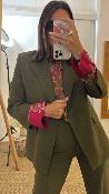 Veste Blazer kaki oversize M6244G MR