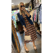 Robe midi  graphique Rida