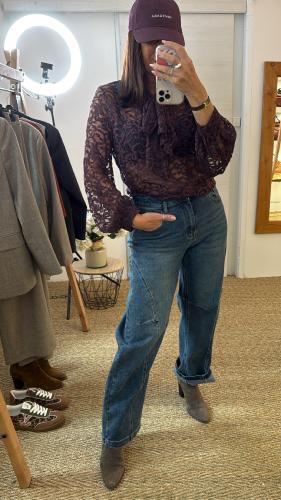 Jeans large coutures apparentes 52272239 MM