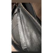 Sac cuir noir Lewi Biba