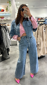 Pantalon large jean POMPON G&M
