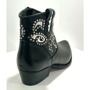 Bottines tiag cuir noir GR2266