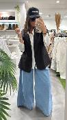 Pantalon jeans palazzo KXJE0126 KKS