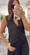 Veste gilet barman noir LB68KIC IMPERIAL