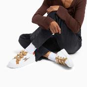Basket bronze et orange LOUIE BK2752 WU