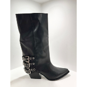 Bottes tiag cuir noir GR5786