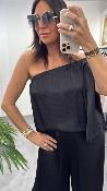 Top one shoulder noir M9140T MR