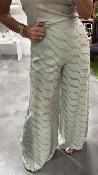 Pantalon fluide bleu aqua M8379P MR
