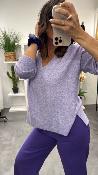Pull col V parme MANTIA LPE