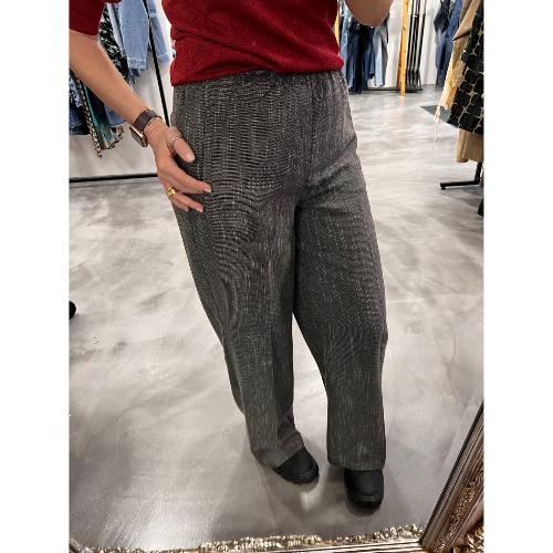 Pantalon large gris 10507985