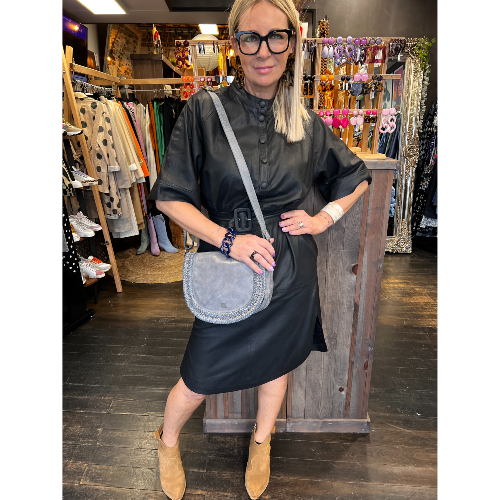 Sac cuir azur Will XL biba