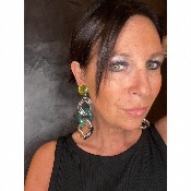 Boucles Oreilles maillons vert transparent argent 