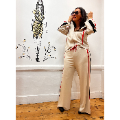Pantalon large à bande latérales P5G0IHZ IMPERIAL