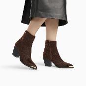 Bottines léopard AMANDINE 