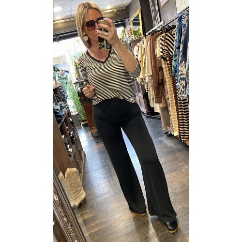 Pantalon fluide noir Jonn