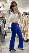 Pantalon jeans flare marine SONNY