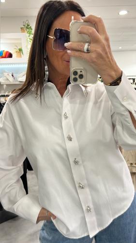 Chemise blanche à bijoux KXCM0082 KKS