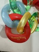 Bracelet maillons à enfiler multicouleurs 