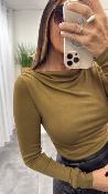 Top col bateau olive SIOUX G&M