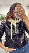Veste vinyl noir PHILIPPA EK