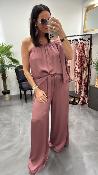 Pantalon fluide mauve M8370P MR