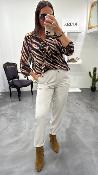 Pantalon droit beige S38M0265 Souvenir 