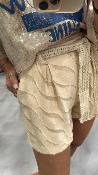 Short ajouré beige M8380P MR