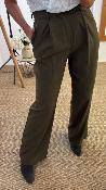 Pantalon fluide à pinces kaki M8414P