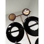 Boucles Oreilles Oriane noir