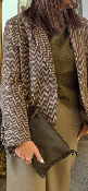 Veste blazer à chevrons marron VALYN LPE