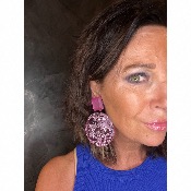 Boucles Oreilles St Barth rose