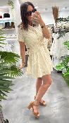Robe courte écru ROMANE G&M