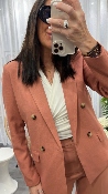 Veste blazer terracotta PARFAITE G&M