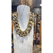 Collier mailles Vert Jade 