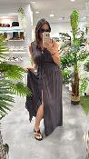 Robe longue anthracite REGIS G&M