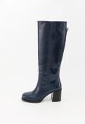 Bottes en cuir marine LEONNE EMILIE K