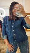 Chemise bleu jeans oversize 054-216900 BSB