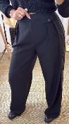 Ensemble tailleur noir bande côté 52315529 MM