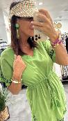 Robe de plage Bella verte 443080 WHITE STUFF 