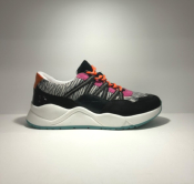 Baskets noir zèbre KAZZY 444177