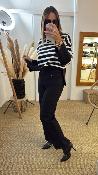 Pantalon jeans noir MALAURY EK