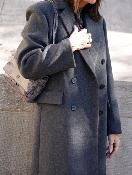 Manteau Long Gris SMITH G&M  