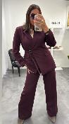 Ensemble tailleur bordeaux 52332569 MM